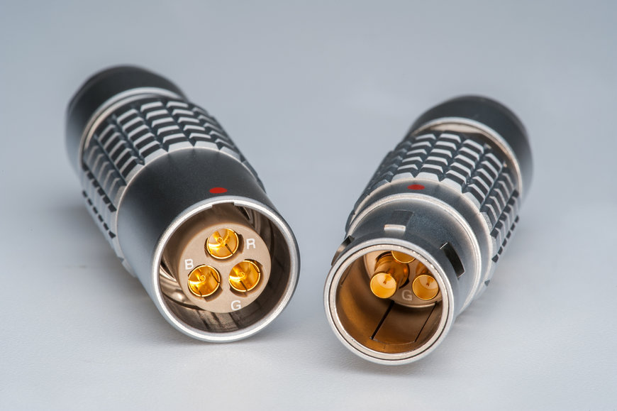 LEMO commercialise un nouveau contact coaxial 3 GHz (75 ohms) conçu pour les câbles de type RG 179 B/U